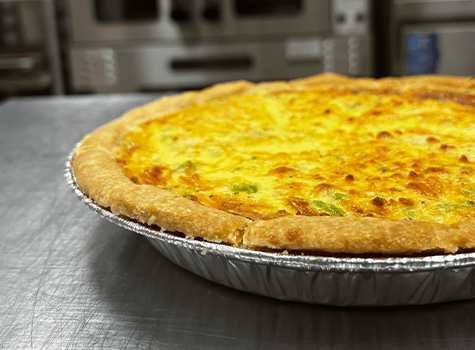 Whole Quiche (Ham & Swiss, Broccoli Cheddar)